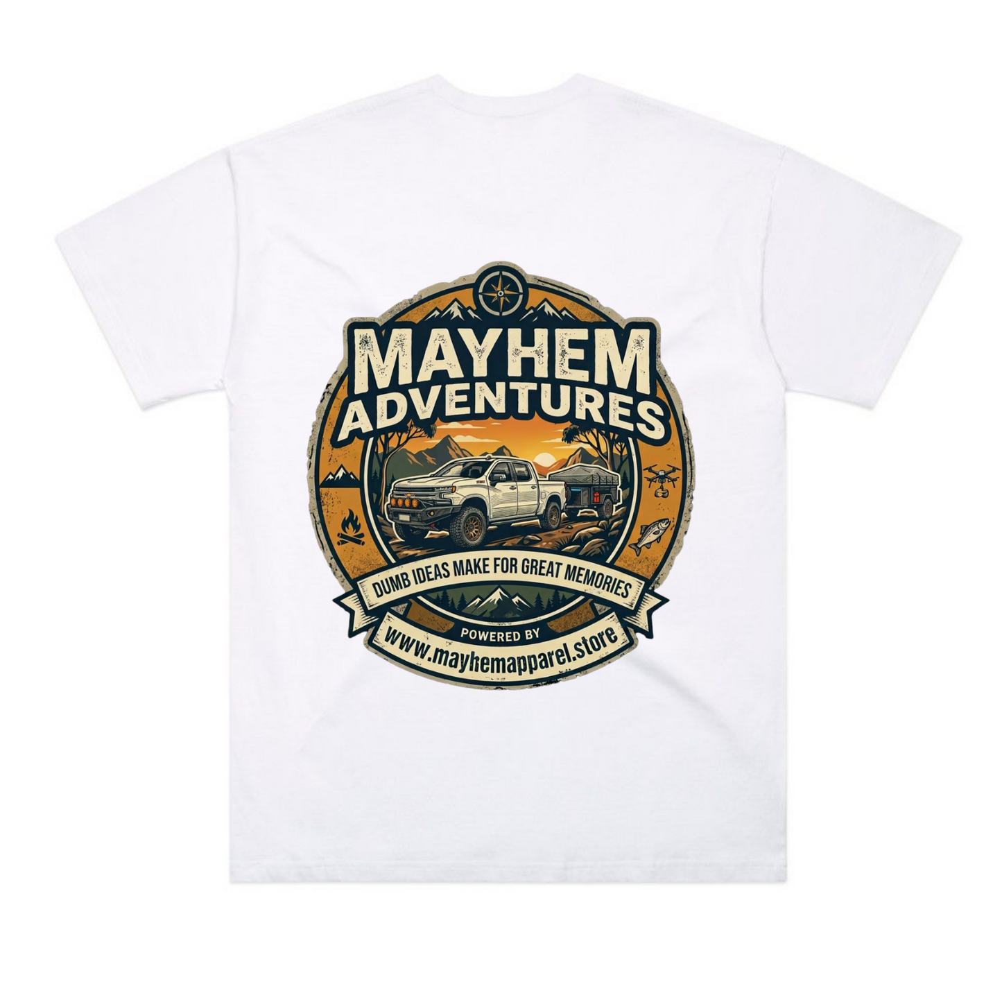 Mayhem adventures Youtube Tee